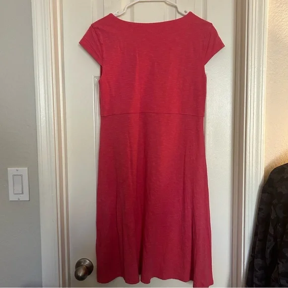 Horny Toad Rosemarie Dress Coral Pink Size Medium - Picture 3 of 7